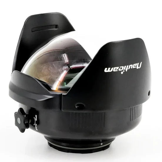 Nauticam 0.57x Wide Angle Conversion Port - 2 (WACP-2) 140 Deg. FOV with Compatible 14mm Lenes (incl. float collar)