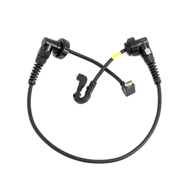 Nauticam M24D1R205-M28A1R170 HDMI 2.0 Cable (for NA-T3 to use with Ninja V housing)