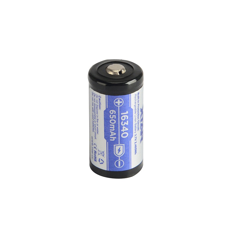 XTAR 16340 650mAh Battery