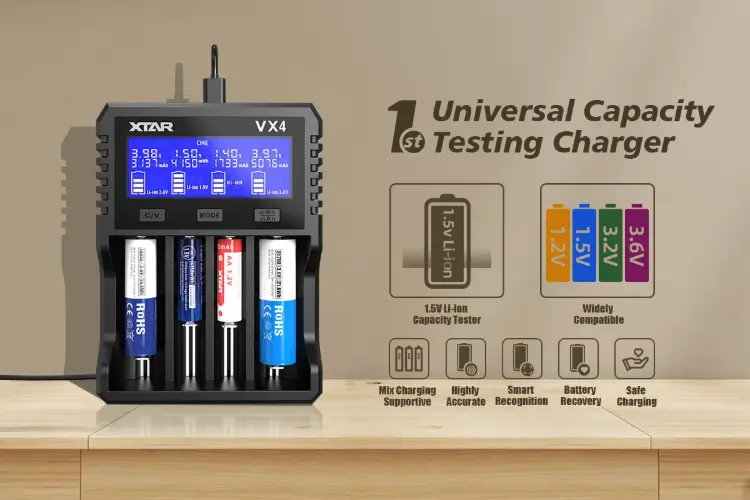 XTAR Visible Mixer VX4 Charger 