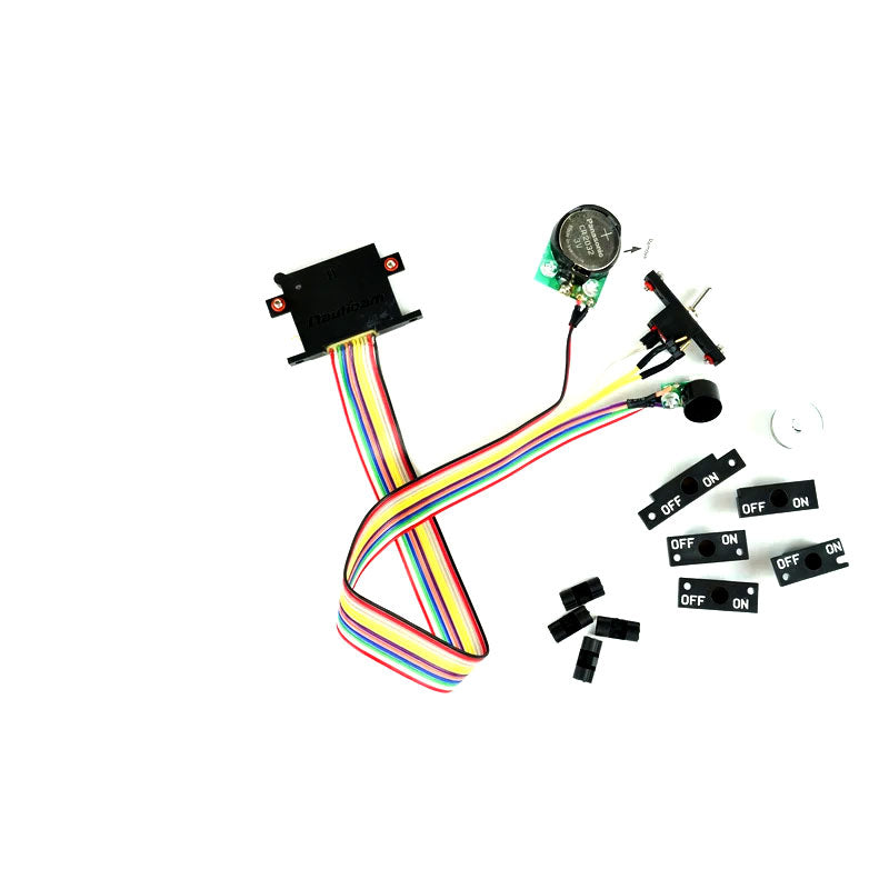 Nauticam Vacuum Detection/Moisture Alarm PCB set (incl. on/off switch and mount, buzzer, moisture sensor, CR2032 battery holder and 4 colour LED; 2pcs Panasonic CR2032 batteries incl.)