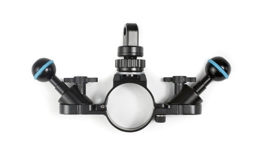 [87518] Nauticam Strobe Mounting Brackets for EMWL Relay Lens (incl. 2x mounting balls, 1x mounting stem)